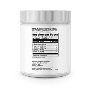 Maxi-HGH 328.5 g label ingredients