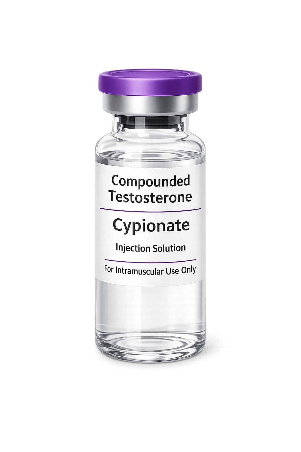Testosterone Replacement Therapy (TRT) 1 Compounded testosterone cypionate vial prepared by a licensed Arizona pharmacy