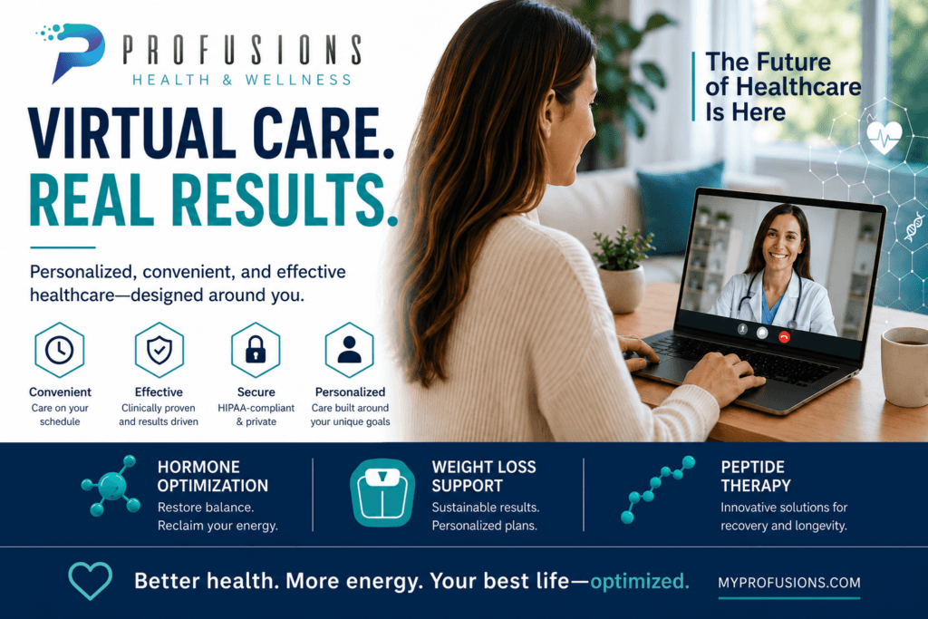 Why Virtual Healthcare Is Here to Stay—And Why More People Are Choosing Profusions 1 Virtual Healthcare